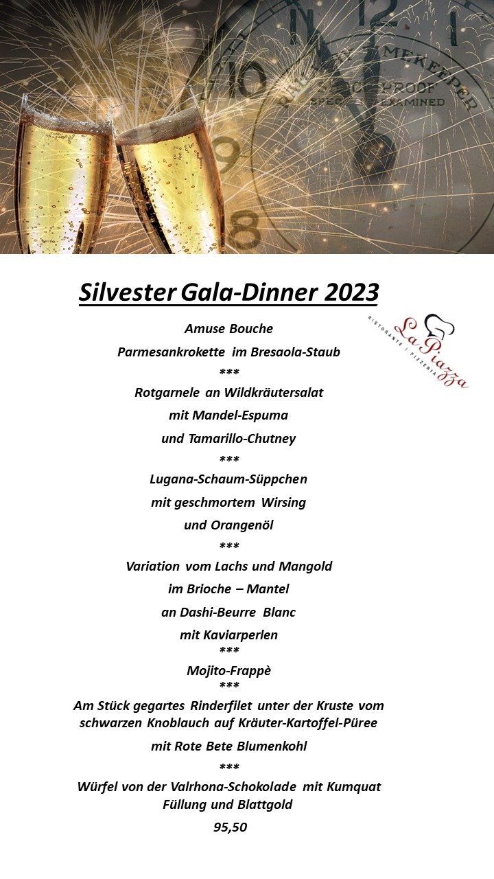 Silvester-Menü 2023 Website